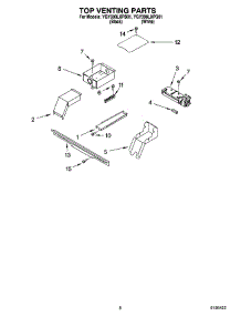 06 - Top Venting Parts, Optional Parts (Not Included) parts for Whirlpool Range YGY398LXPQ01 from AppliancePartsPros.com