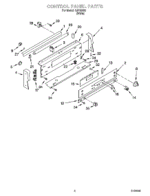02 - Control Panel Parts parts for Whirlpool Range GJP85802 from AppliancePartsPros.com