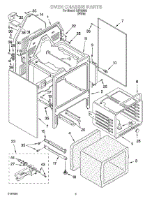 04 - Oven Chassis Parts parts for Whirlpool Range GJP85802 from AppliancePartsPros.com