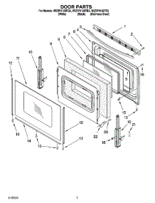 05 - Door Parts, Optional Parts (Not Included) parts for Whirlpool Range WERP4120PQ3 from AppliancePartsPros.com