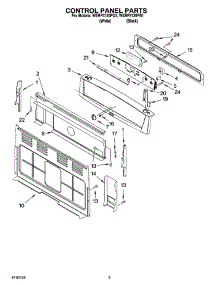 04 - Control Panel Parts parts for Whirlpool Range WERP3120PQ1 from AppliancePartsPros.com