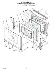 05 - Door Parts, Optional Parts parts for Whirlpool Range WERP4110PQ3 from AppliancePartsPros.com
