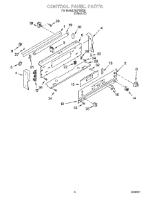 02 - Control Panel Parts parts for Whirlpool Range GJP85202 from AppliancePartsPros.com