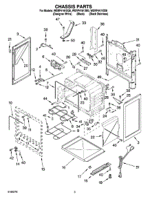 03 - Chassis Parts parts for Whirlpool Range WERP4101SS0 from AppliancePartsPros.com