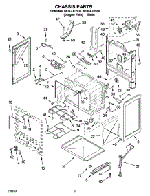 03 - Chassis Parts parts for Whirlpool Range WERC4101SQ0 from AppliancePartsPros.com