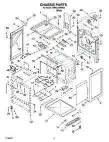 03 - Chassis Parts parts for Whirlpool Range WERC3100PQ2 from AppliancePartsPros.com