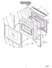 05 - Door Parts, Optional Parts parts for Whirlpool Range WERC3100PQ2 from AppliancePartsPros.com