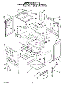 03 - Chassis Parts parts for Whirlpool Range WERP3101SQ1 from AppliancePartsPros.com
