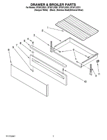 05 - Drawer & Broiler Parts parts for Whirlpool Range SF367LXSS1 from AppliancePartsPros.com