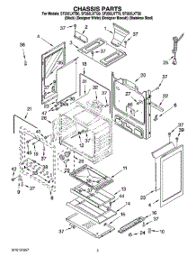 04 - Chassis Parts parts for Whirlpool Range SF265LXTQ0 from AppliancePartsPros.com