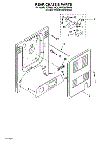 07 - Rear Chassis Parts, Miscellaneous Parts parts for Whirlpool Range YGW395LEGB5 from AppliancePartsPros.com