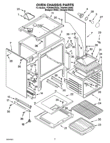 06 - Oven Chassis Parts parts for Whirlpool Range YGW395LEGB4 from AppliancePartsPros.com