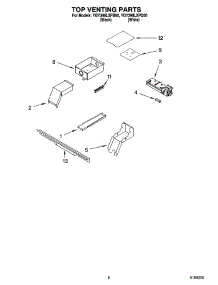 06 - Top Venting Parts, Optional Parts (Not Included) parts for Whirlpool Range YGY398LXPB00 from AppliancePartsPros.com