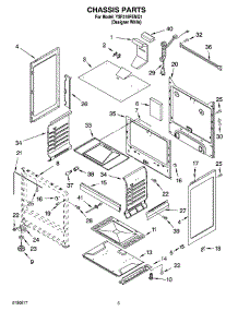 04 - Chassis Parts parts for Whirlpool Range YSF315PEMQ1 from AppliancePartsPros.com