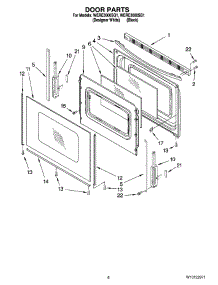 05 - Door Parts, Optional Parts parts for Whirlpool Range WERE3000SB1 from AppliancePartsPros.com
