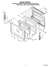 06 - Door Parts, Optional Parts (Not Included) parts for Whirlpool Range SF367LXSQ1 from AppliancePartsPros.com