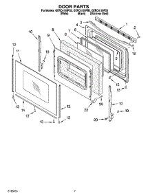 05 - Door Parts, Optional Parts (Not Included) parts for Whirlpool Range GERC4120PQ2 from AppliancePartsPros.com