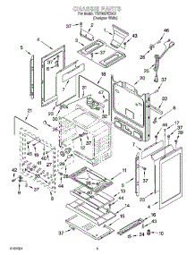04 - Chassis Parts parts for Whirlpool Range YSF385PEGQ7 from AppliancePartsPros.com