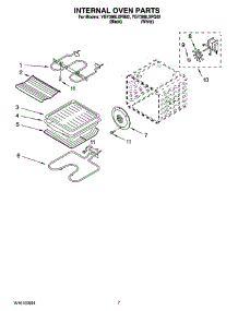 05 - Internal Oven Parts parts for Whirlpool Range YGY398LXPQ02 from AppliancePartsPros.com
