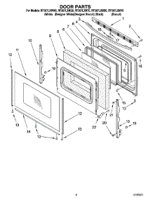 05 - Door Parts, Miscellaneous Parts parts for Whirlpool Range RF367LXMV0 from AppliancePartsPros.com