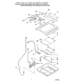04 - Broiler And Oven Burner parts for Whirlpool Range GW395LEGQ3 from AppliancePartsPros.com