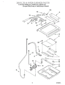 04 - Broiler And Oven Burner parts for Whirlpool Range GW395LEGB1 from AppliancePartsPros.com