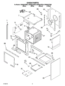03 - Oven Parts parts for Whirlpool Range GW395LEPQ00 from AppliancePartsPros.com