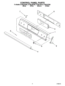 02 - Control Panel Parts parts for Whirlpool Range GY398LXPB00 from AppliancePartsPros.com