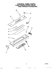 02 - Control Panel parts for Whirlpool Range GY396LXGZ0 from AppliancePartsPros.com