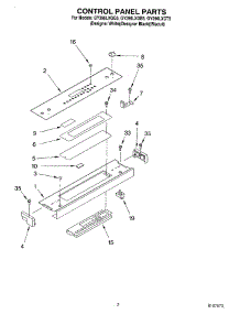02 - Control Panel parts for Whirlpool Range GY396LXGB5 from AppliancePartsPros.com