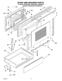 03 - Door And Drawer parts for Whirlpool Range GY396LXGB5 from AppliancePartsPros.com