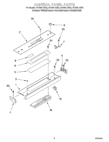 02 - Control Panel parts for Whirlpool Range GY396LXGQ2 from AppliancePartsPros.com