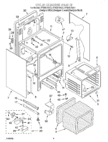 04 - Oven Chassis parts for Whirlpool Range GY396LXGB1 from AppliancePartsPros.com