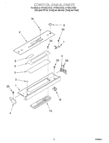 02 - Control Panel parts for Whirlpool Range GY396LXGQ3 from AppliancePartsPros.com