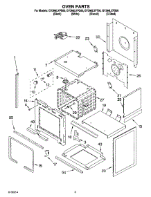 03 - Oven Parts parts for Whirlpool Range GY396LXPT00 from AppliancePartsPros.com