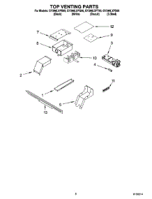 06 - Top Venting Parts, Optional Parts parts for Whirlpool Range GY396LXPB00 from AppliancePartsPros.com