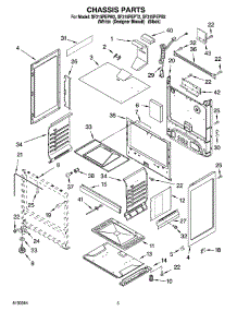 04 - Chassis Parts parts for Whirlpool Range SF315PEPW2 from AppliancePartsPros.com