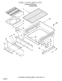 05 - Oven & Broiler parts for Whirlpool Range SF303PEGQ0 from AppliancePartsPros.com