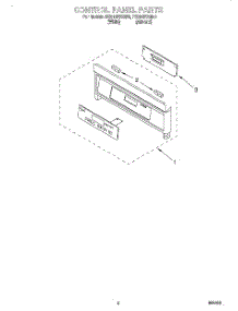 02 - Control Panel, Literature parts for Whirlpool Range RS610PXGN0 from AppliancePartsPros.com
