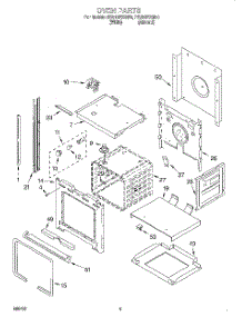 03 - Oven parts for Whirlpool Range RS610PXGN0 from AppliancePartsPros.com