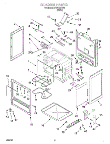 03 - Chassis parts for Whirlpool Range RF341BXHW0 from AppliancePartsPros.com
