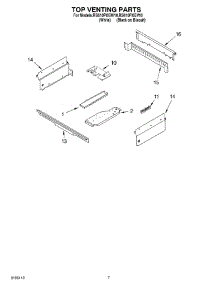 06 - Top Venting Parts, Optional Parts parts for Whirlpool Range RS610PXGW10 from AppliancePartsPros.com