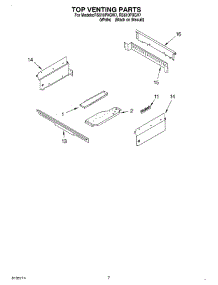 06 - Top Venting, Optional parts for Whirlpool Range RS610PXGW7 from AppliancePartsPros.com