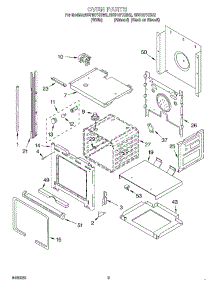 03 - Oven parts for Whirlpool Range RS610PXGN2 from AppliancePartsPros.com