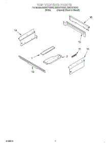 06 - Top Venting, Optional parts for Whirlpool Range RS610PXGW3 from AppliancePartsPros.com