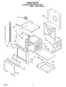 03 - Oven parts for Whirlpool Range RS610PXGV8 from AppliancePartsPros.com