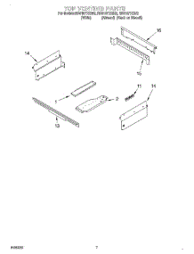 06 - Top Venting, Optional parts for Whirlpool Range RS610PXGW2 from AppliancePartsPros.com