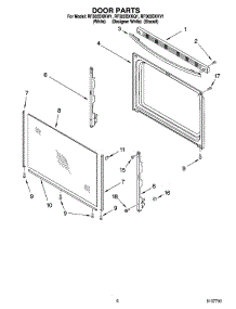 05 - Door Parts, Miscellaneous Parts parts for Whirlpool Range RF302BXKQ1 from AppliancePartsPros.com