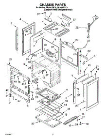 04 - Chassis Parts parts for Whirlpool Range SF369LEPQ0 from AppliancePartsPros.com