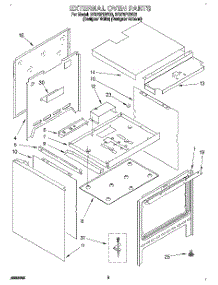 02 - External Oven parts for Whirlpool Range SF378PEWZ0 from AppliancePartsPros.com